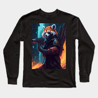 Flame-Forged Paws Long Sleeve T-Shirt